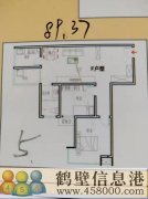 急售！山城區(qū)時(shí)尚大廈小高層5樓毛坯房
